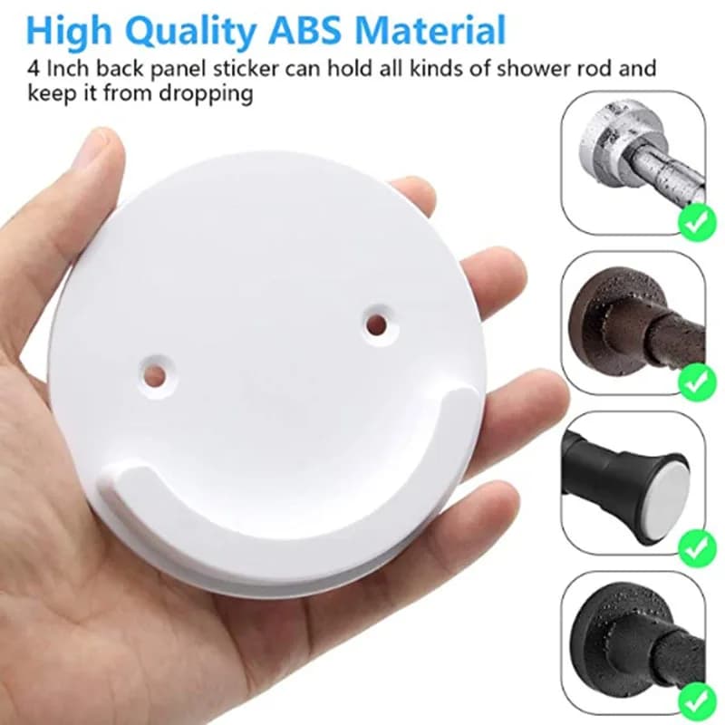 Support de support suspendu pour poteau de porte, rideau de douche, crochet adhésif antidérapant, An