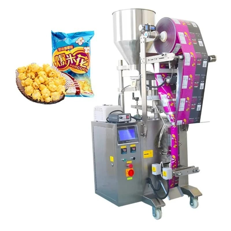 Machine d'emballage automatique personnalisée pour graines de grains, granulés, pop-corn, riz, bouff