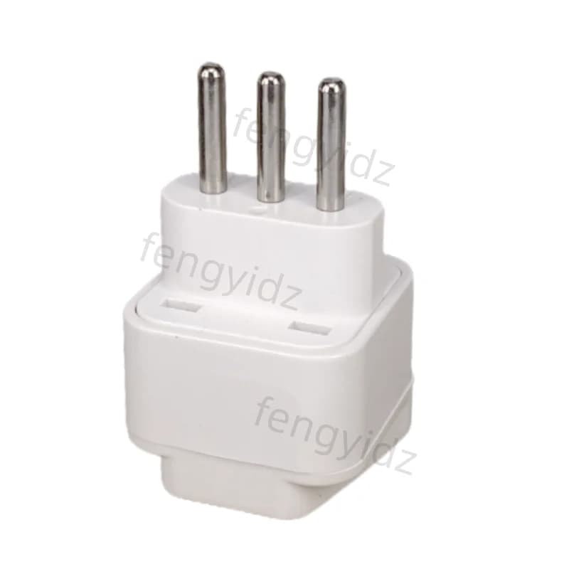 Adaptateur d'alimentation de voyage à 3 broches, royaume-uni/états-unis/ue/AU vers italie, italie, u