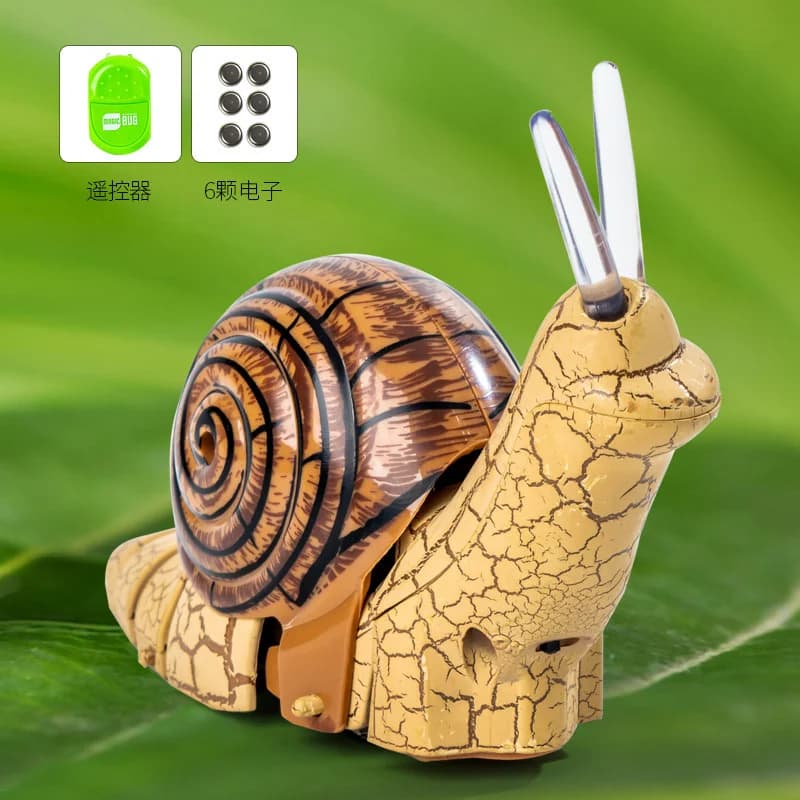 Petit escargot avec lumière pour enfants, maison de jeu, télécommande, jouets éducatifs, puzzle, nit