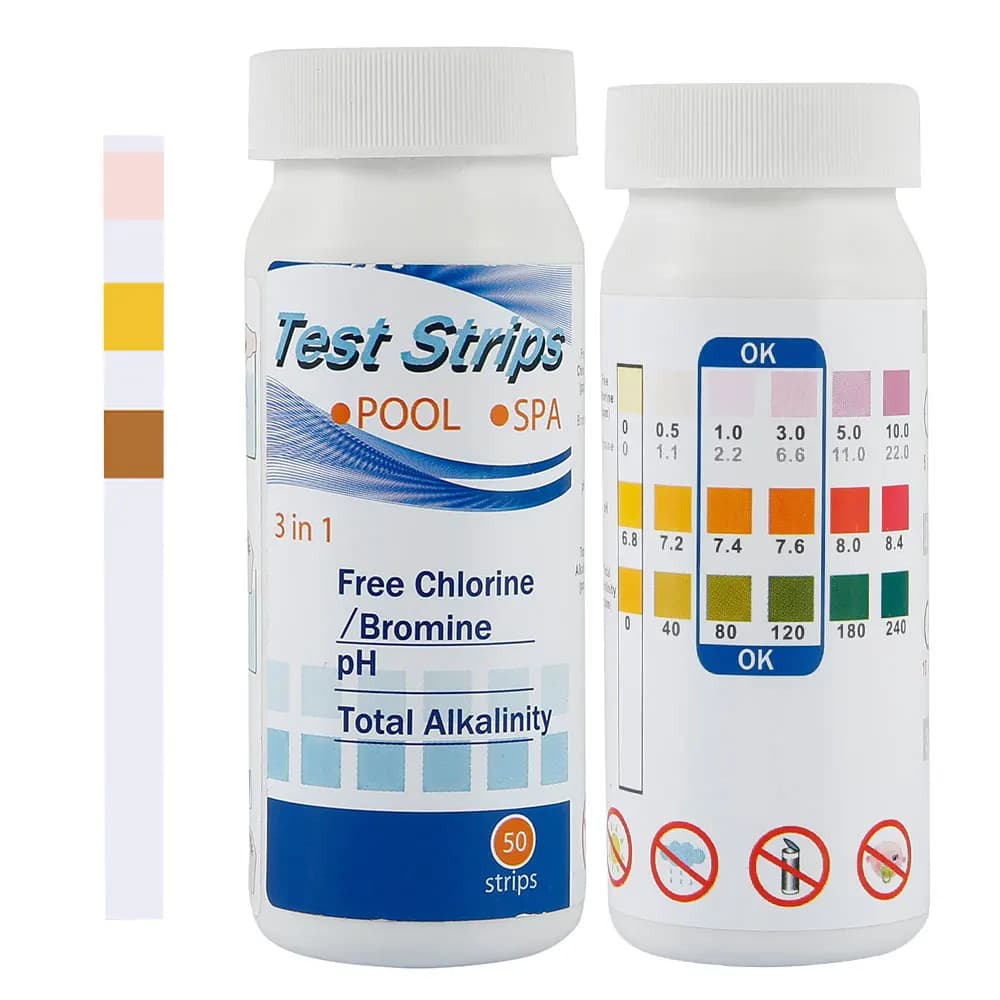 Kit de Test d'eau potable 3/14/16 en 1, 100 bandes, Kits de Test d'eau pour boisson, eau du robinet