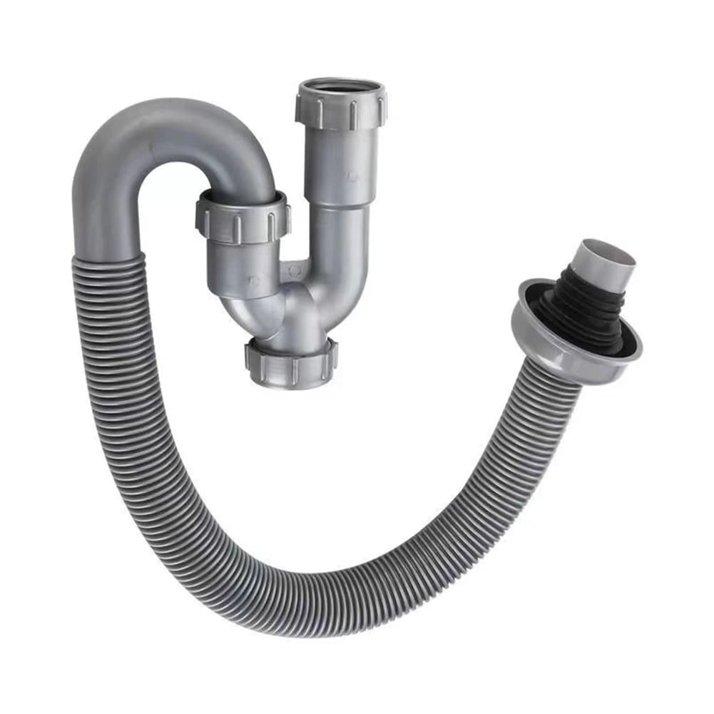 Tuyau de vidange en U pour lavabo, tuyau d'évacuation d'eau pour évier, drain de canalisation rétrac