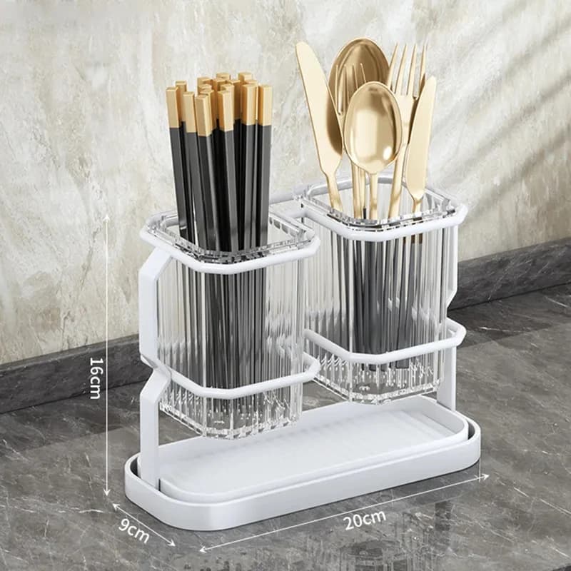 Porte-couverts mural pour dessus de seau de cuisine, rangement pour ustensiles de cuisine, porte-cou