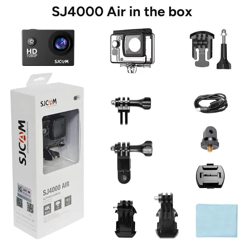 Caméra d'action étanche à l'air SJCAM SJ4000 4K 30FPS 170 ° Caméra d'action multifonctionnelle gra