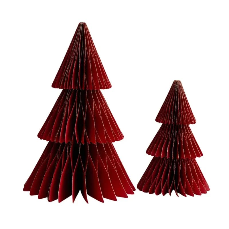 Kit de décoration de Noël pour bureau avec ornements en papier pour usage domestique, pour ajouter u