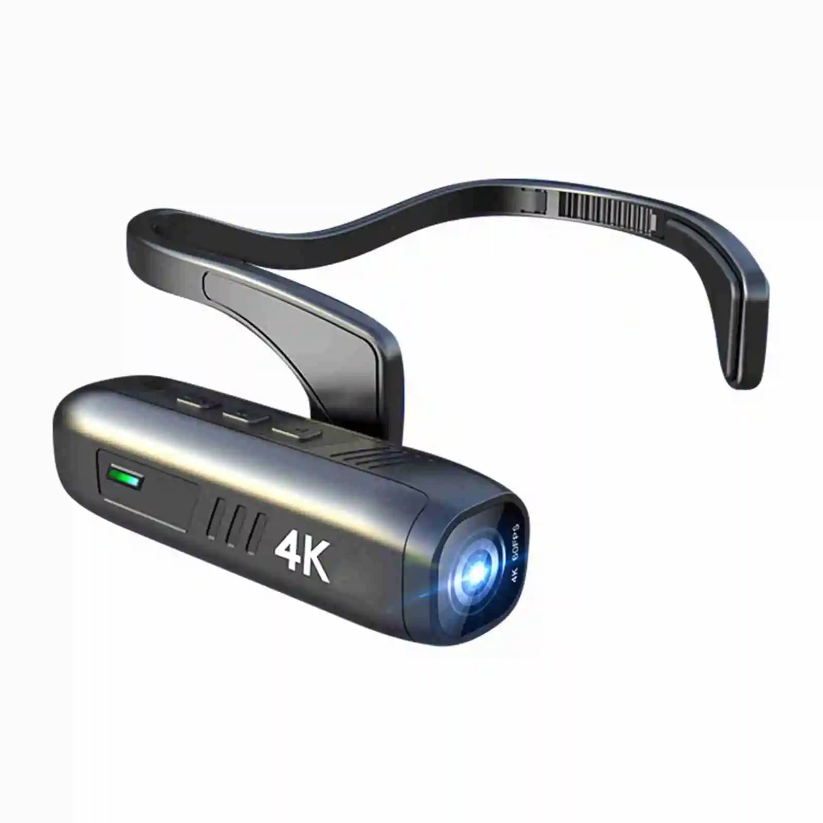 Caméra montée sur la tête 4K 30FPS Anti-secouement et 120 ° Caméra vidéo à objectif grand angle, c