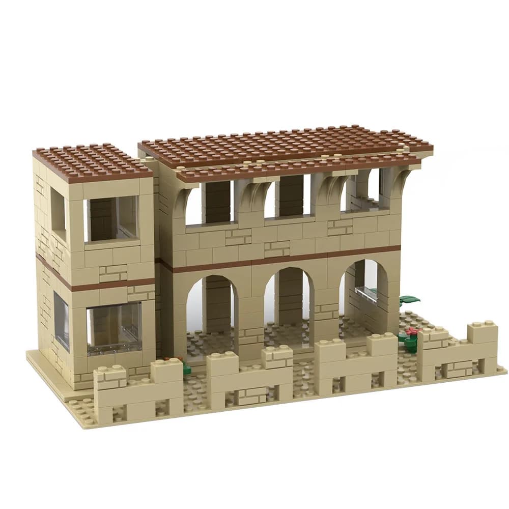 MOC Palace Villa château ville amis maison modèle Architecture ensembles blocs de construction Kits