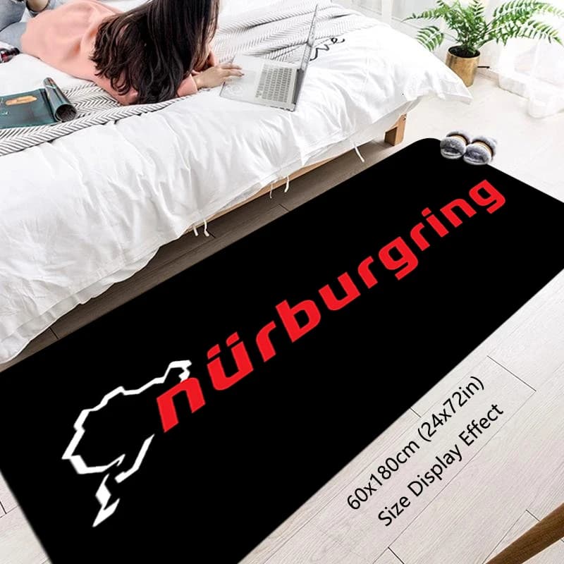 Paillasson d'entrée de maison, tapis de couloir, tapis de piste de course Nurburgring, de salon, de