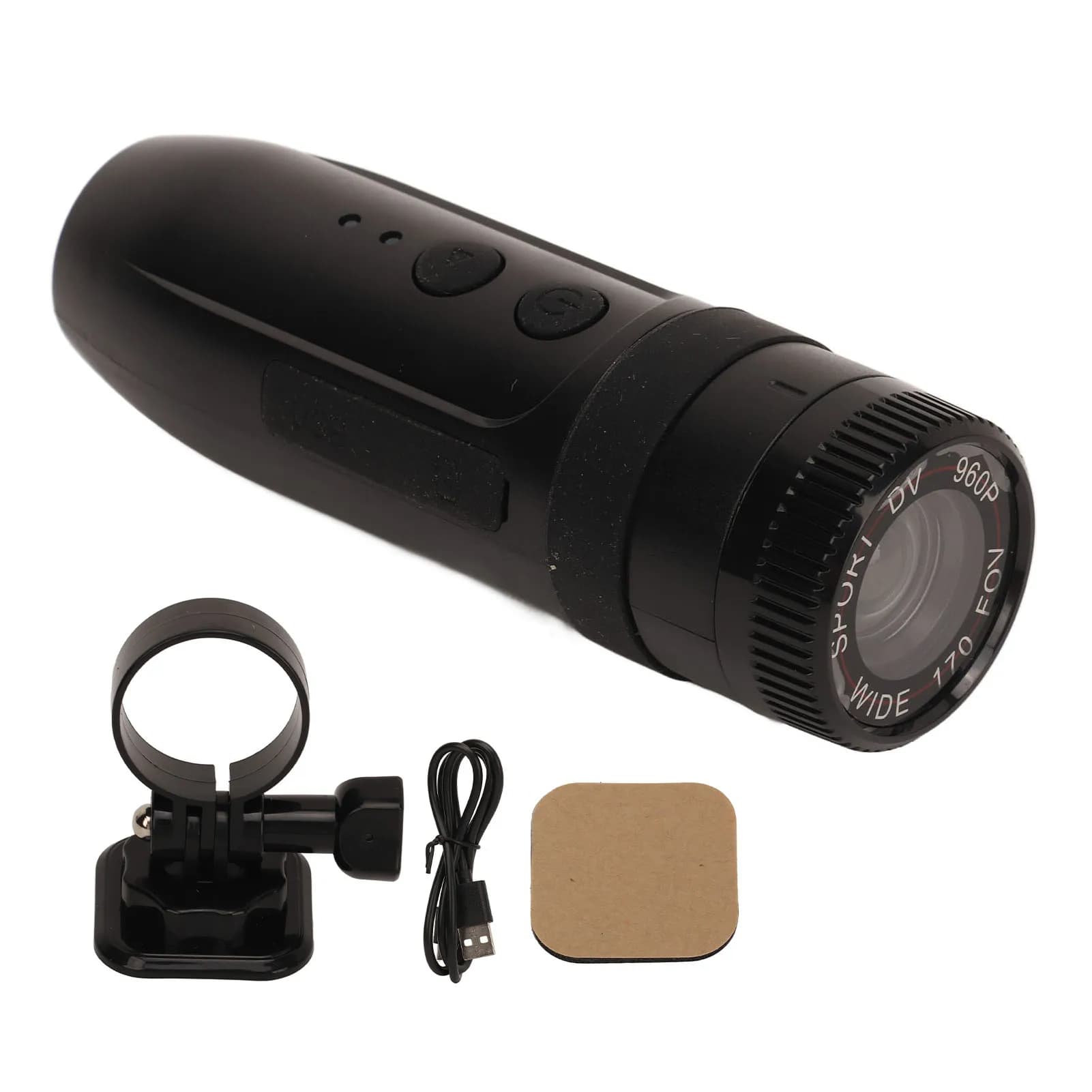 Caméra de casque de vélo Hurbike, caméra d'action sportive, révélateur vidéo de moto, caméscope, enr