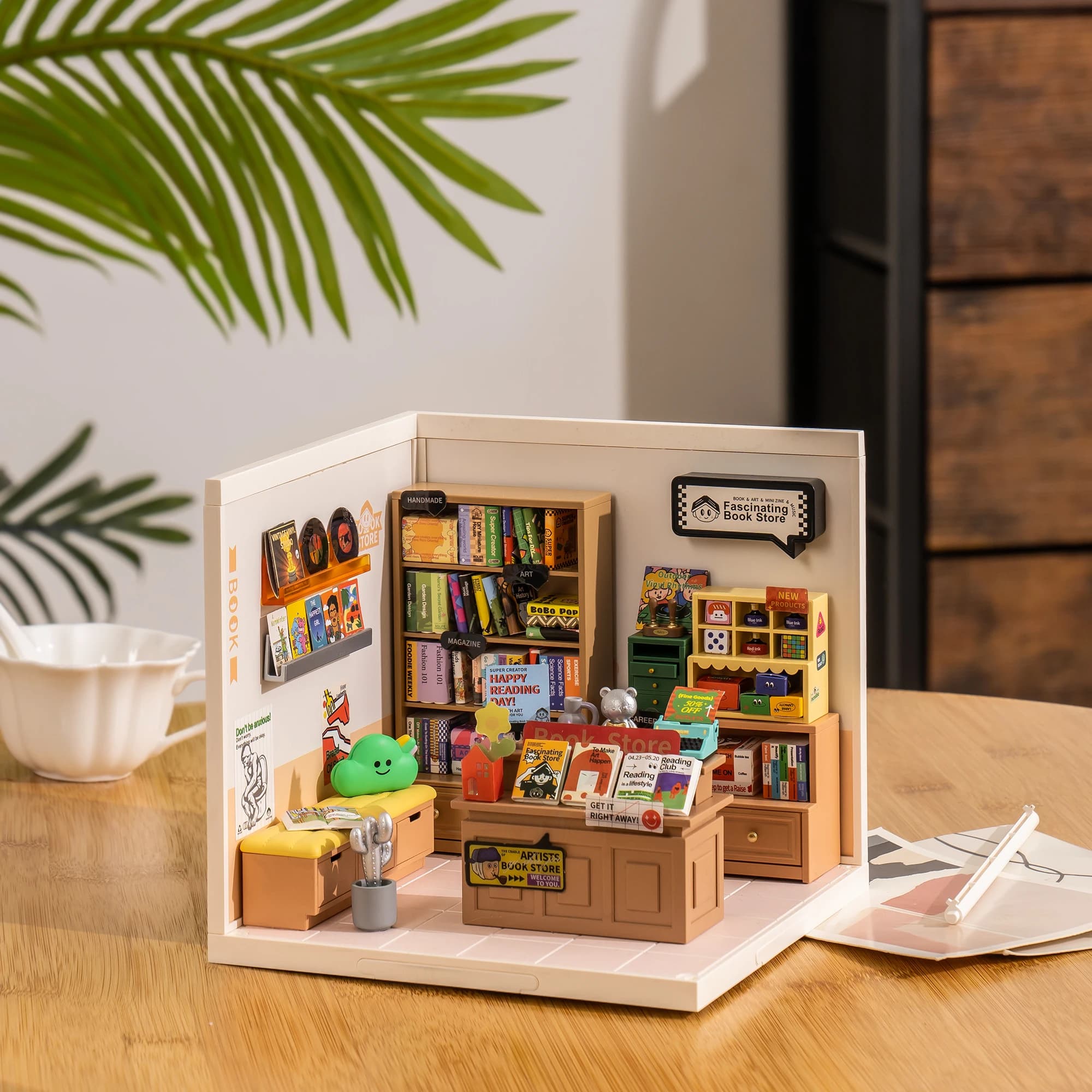 Robtiendra me-Puzzle 3D en plastique Rolife, mini maison à beurre, livre fascinant, kit de maison l'