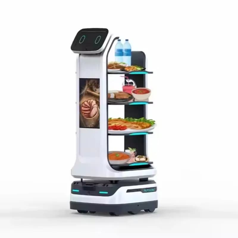 Robot de livraison de nourriture pour hôtel et restaurant, nouvelle arrivée, personnalisé, robot int