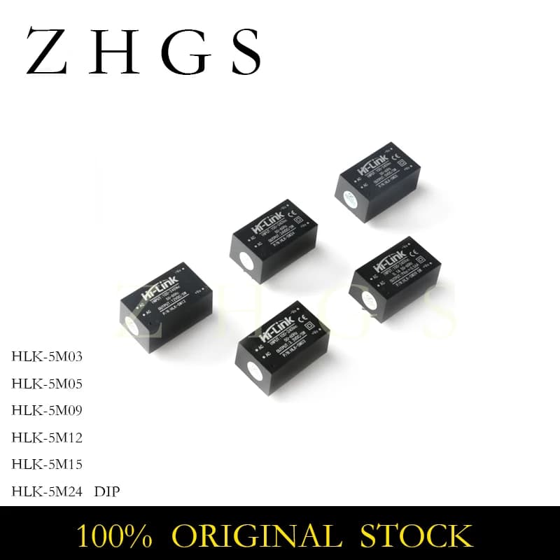 2pcs 100% New HLK-5M03 HLK-5M05 HLK-5M09 HLK-5M12 HLK-5M15 HLK-5M24 HLK 5M03 5M05 5M09 5M12 5M15 5M2