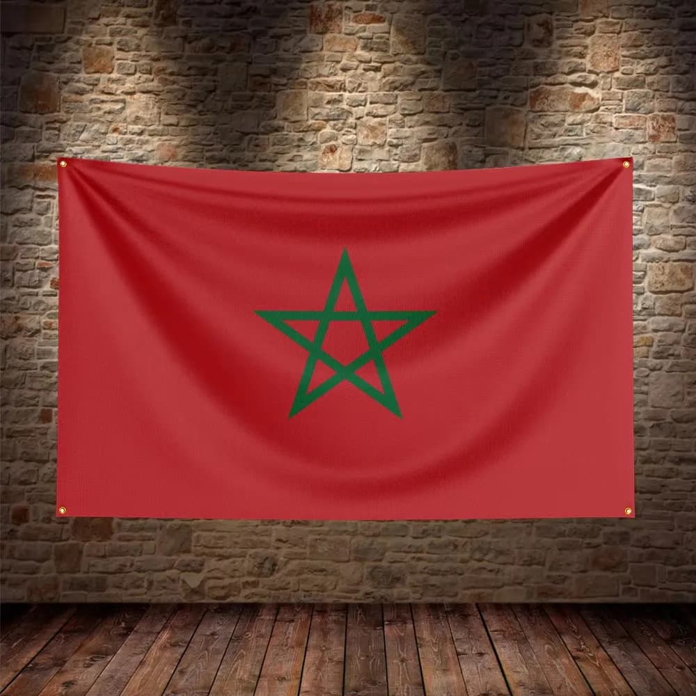Drapeau du Maroc pour la décoration