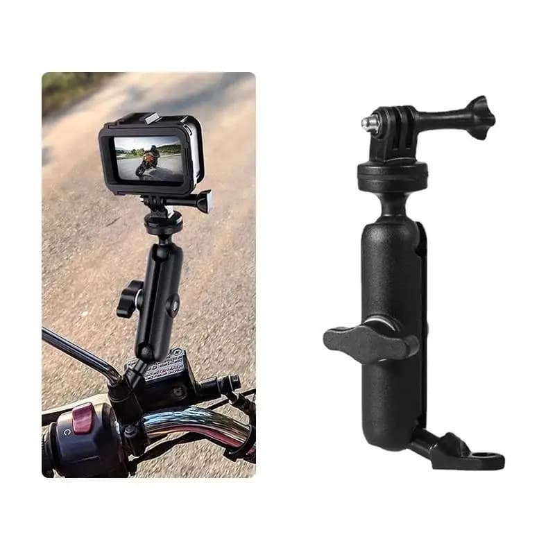 Support de caméra à 360 degrés pour moto, support de montage polyvalent pour des images fluides sur