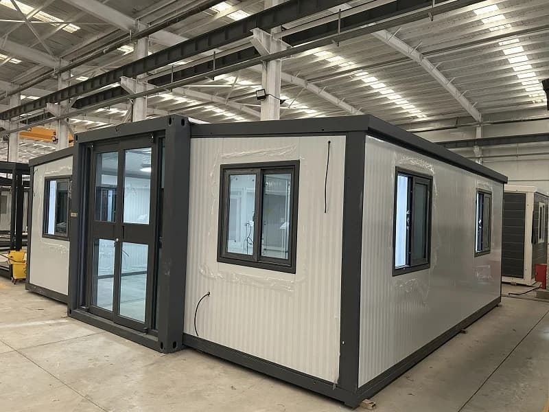Maison conteneur préfabriquée 20 pieds 40 pieds, conteneur extensible pour la maison, expédition, pe