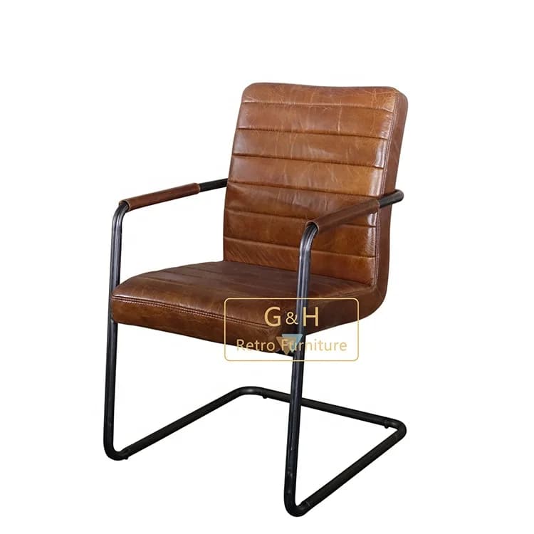 Cuir industriel de chaise de meubles de style industriel de chaise de meubles de style rétro