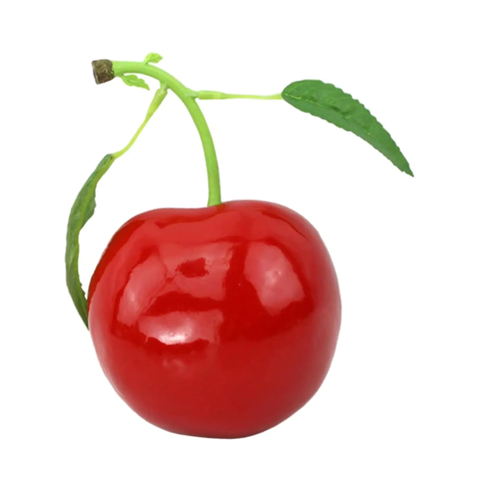 Centre de table de noël en fausse cerise, modèle de fruits pour la cuisine domestique