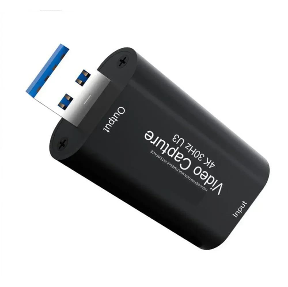Carte d'acquisition vidéo 4K compatible HDMI, USB 3.0, USB2.0, enregistreur pour PS4, jeu, DVD, camé