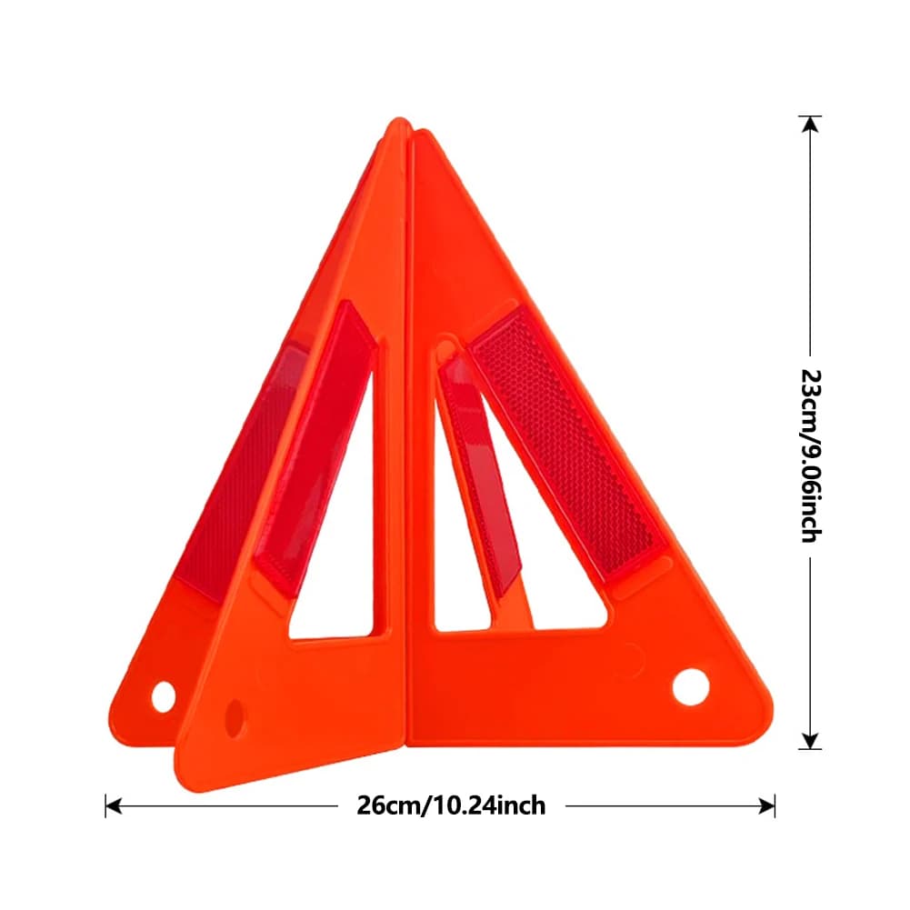 Triangle d'avertissement de sécurité pour voiture, panneau d'arrêt d'accident d'urgence, balise de s