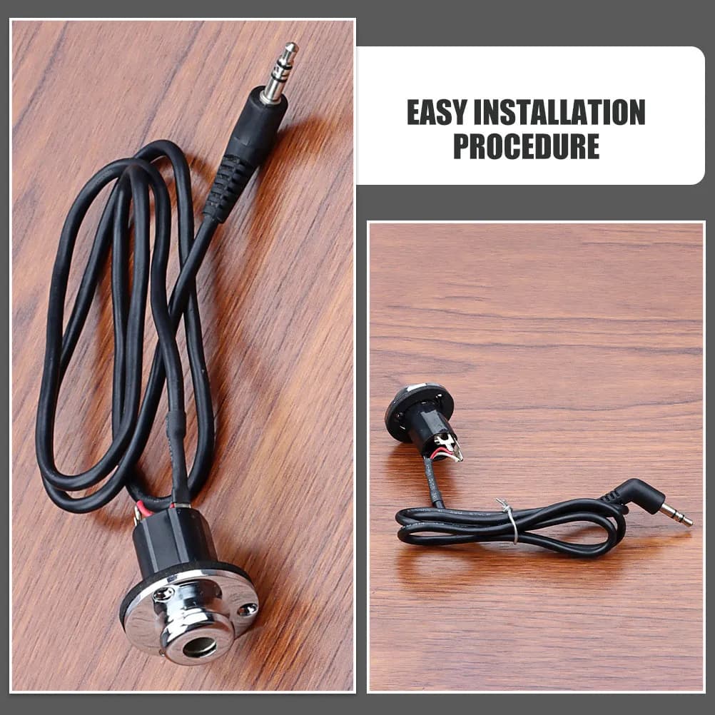 Prise jack pour guitare, adaptateur femelle 1/4 pouce vers mâle 3,5 mm, câble haute sensibilité pour