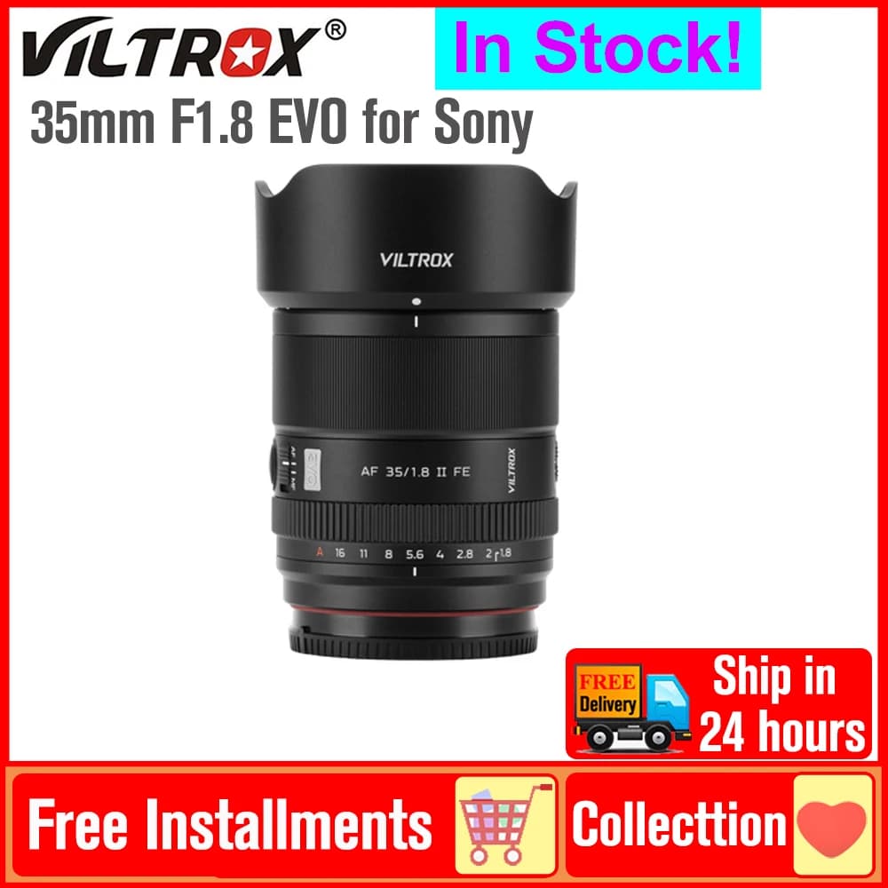 Objectif plein format Viltrox 35mm F1.8 EVO AF à grande ouverture avec autofocus pour appareils phot