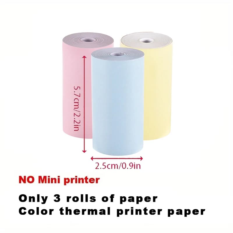 Mini-imprimante thermique Portable sans fil BT 203dpi, étiquette Photo, mémo, mauvaise question, imp