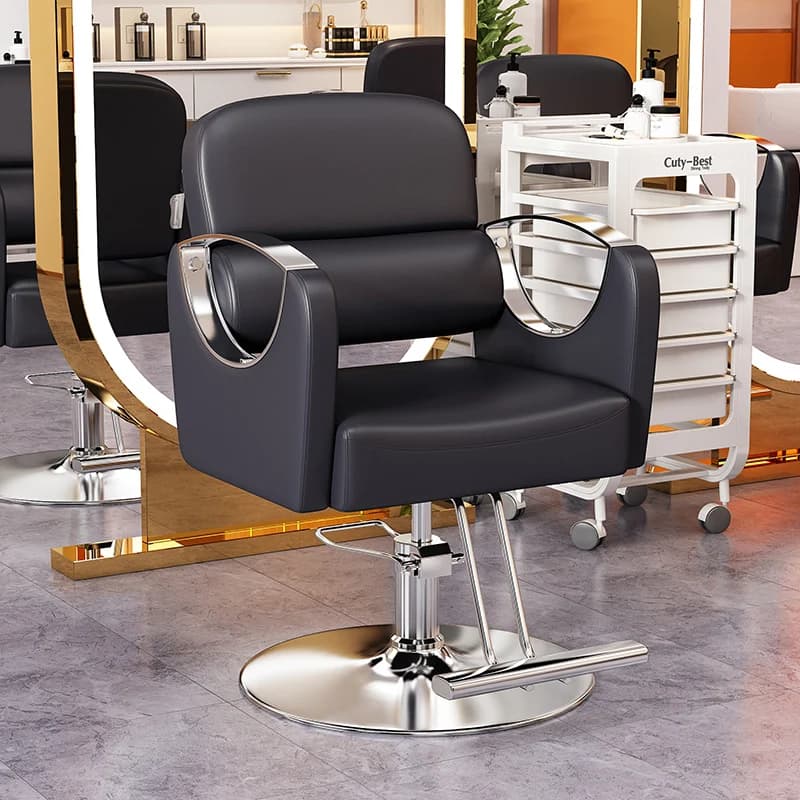 Chaise de Barbier Moderne et Confortable, Mobilier de Coiffeur, Esthétique Nordique, Simple, à la Mo