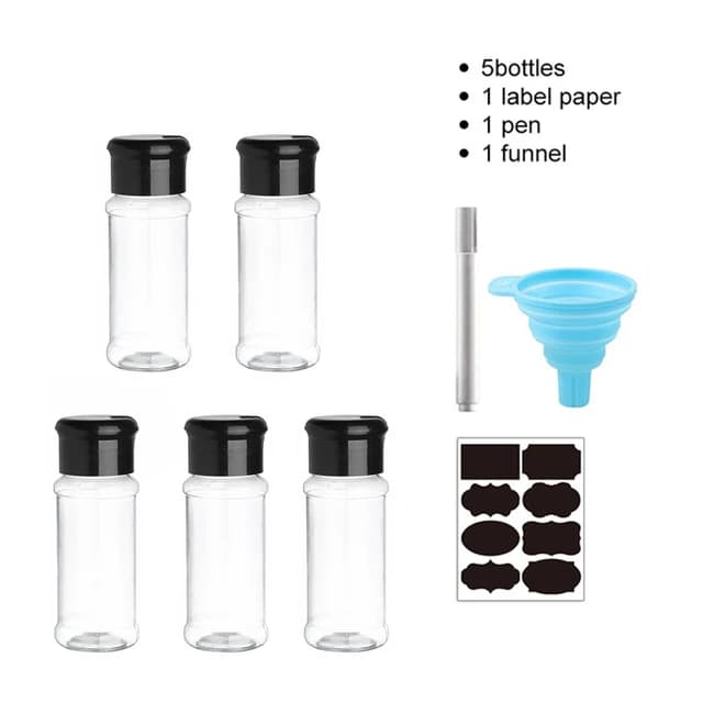 Pots pour épices, salière et poivrière, pot d'assaisonnement, organisateur d'épices, condiments de B