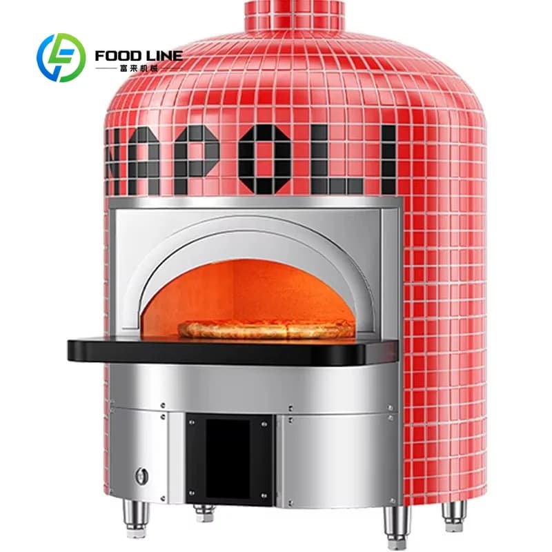Four à pizza au bois personnalisé, four italien commercial Napoli, haute productivité, gaz et électr
