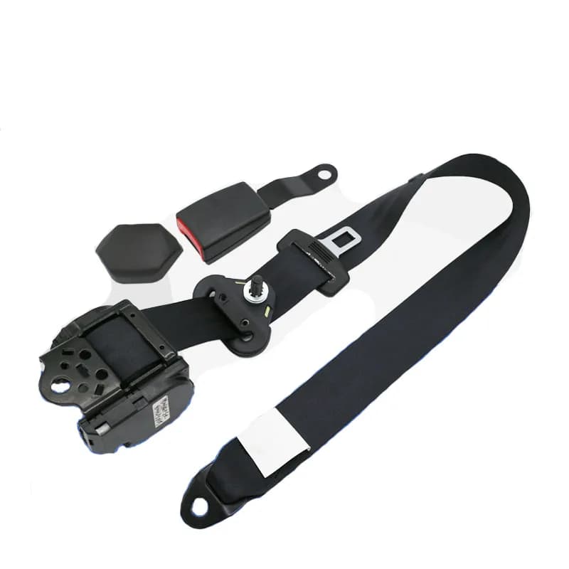 Ceinture de sécurité automobile rétractable certifiée Emark, verrouillage d'urgence, ceinture de séc