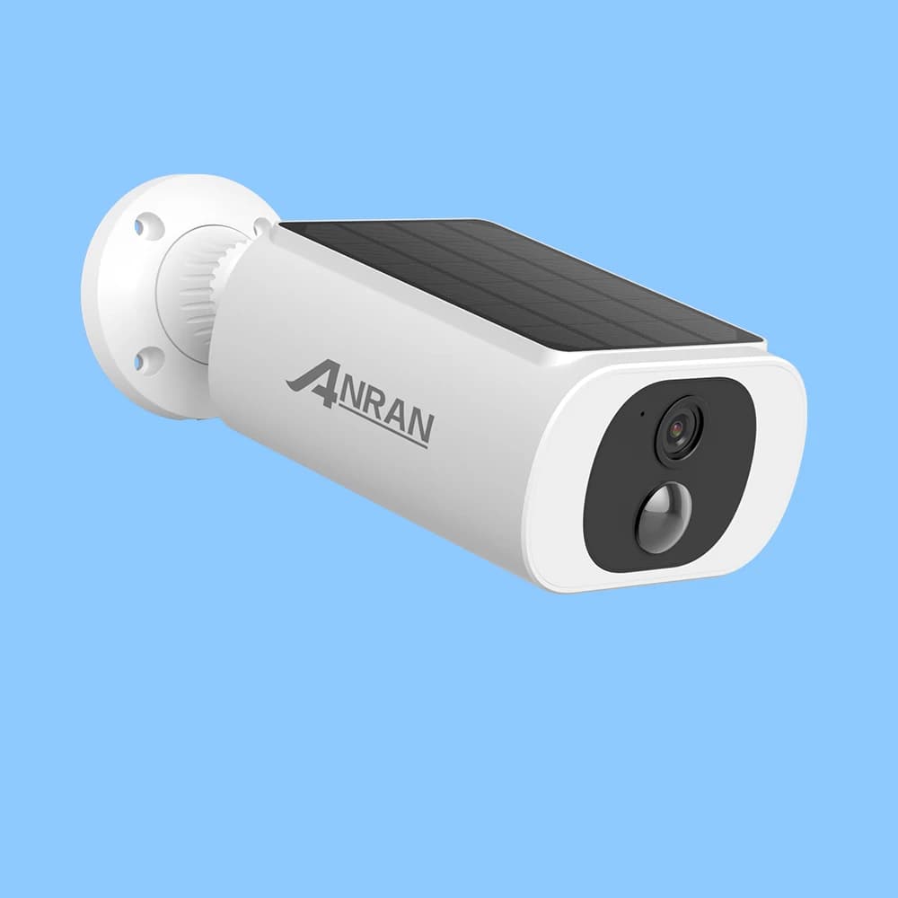 ANRAN 2K caméra solaire sans fil Surveillance extérieure batterie intégrée caméra Wifi détection hum