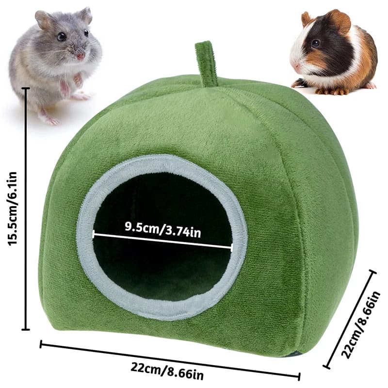 Maison pour Hamster, Cage pour cochon d'inde, maison en coton pour Hamster, nid pour petits animaux,
