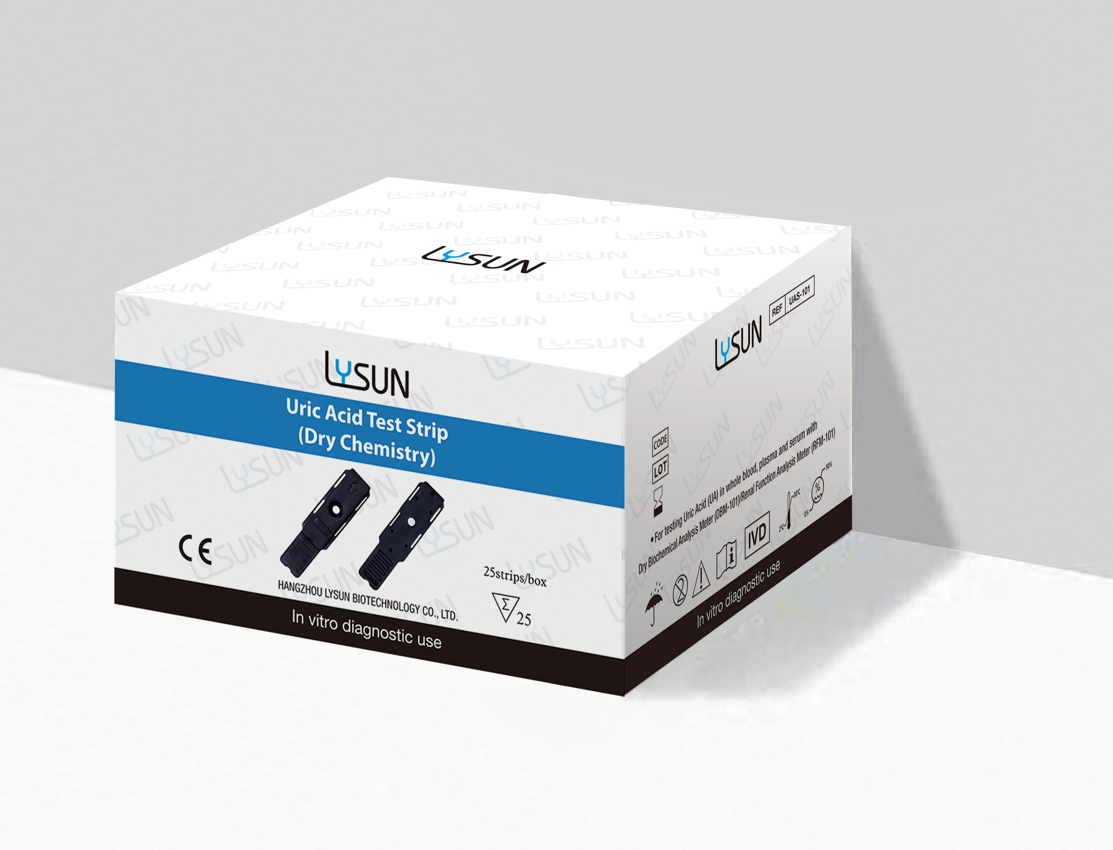 Bandelettes de compteur d'analyse biochimique sèche portable, 3 en 1, lipides sanguins, fonction rén