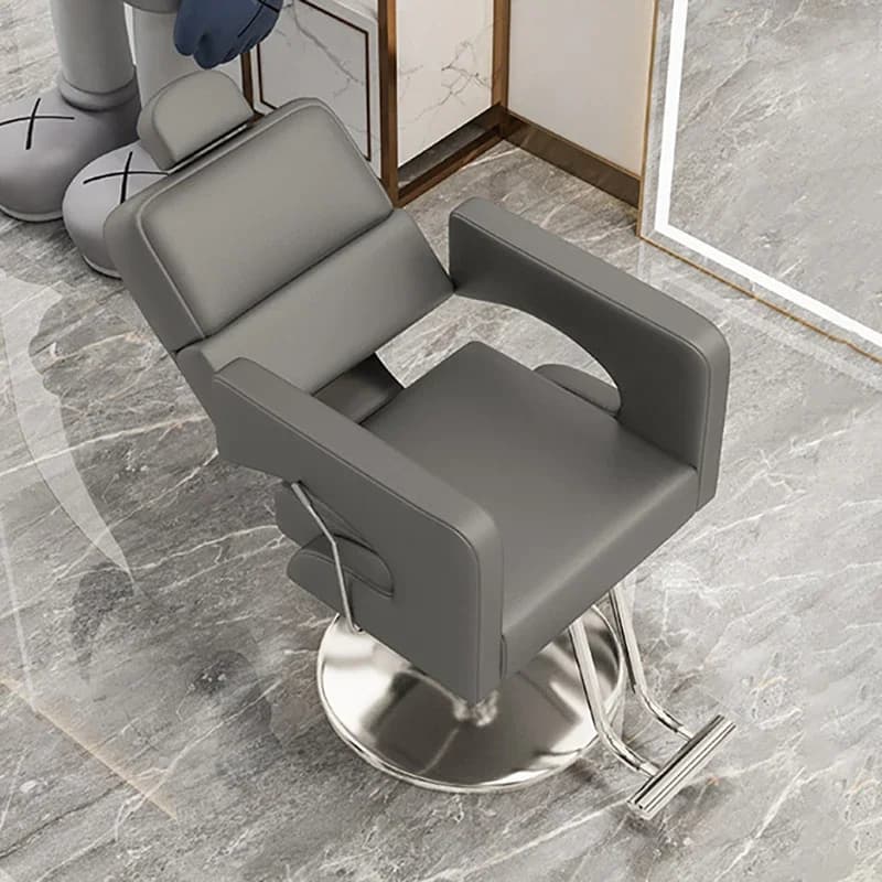Chaise de barbier pour salon de coiffure, 360 ° Chaises relevables hydrauliques rotatives, nouveau