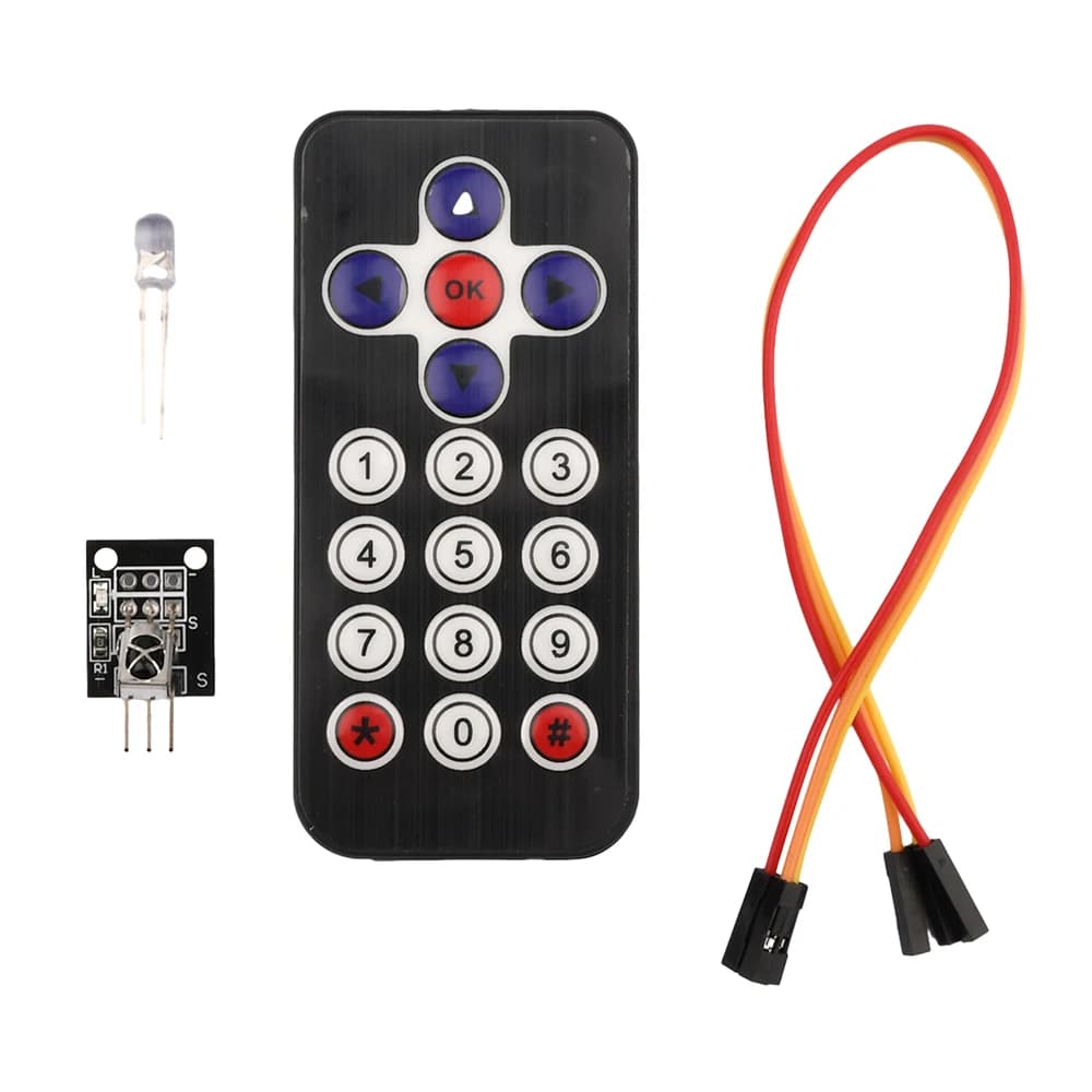 Télécommande infrarouge sans fil pour Ardu37, récepteur IR, kit de bricolage technique, HX1838, Rasp