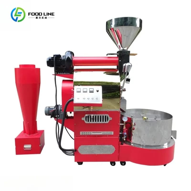 Machine à torréfier les grains de café, torréfacteur de café de 2 kg avec contrôle de la température