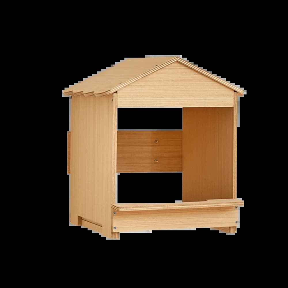 Nichoir mural en bois pour poules, grande capacité, en forme de maison, poulailler stable et détacha
