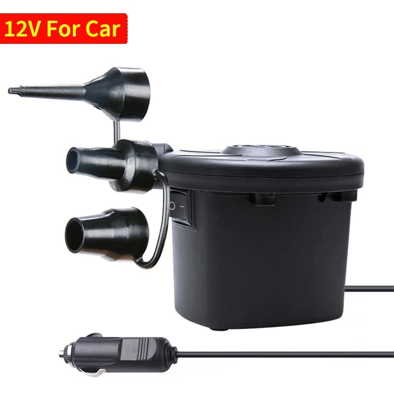 EAFC – pompe gonflable électrique 220V/12V, compresseur de remplissage d'air rapide avec 3 buses pou