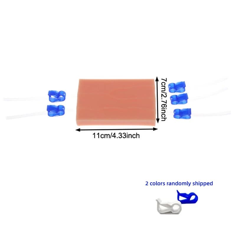 Coussin d'entraînement à la ponction veineuse sur peau simulée, modèle de pratique d'injection IV po