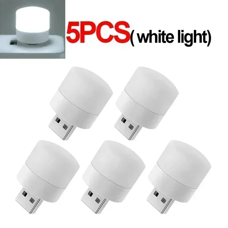 Lampe de Table LED lumières prise de chambre lumière USB nuit Mini livre lecture articles de décorat