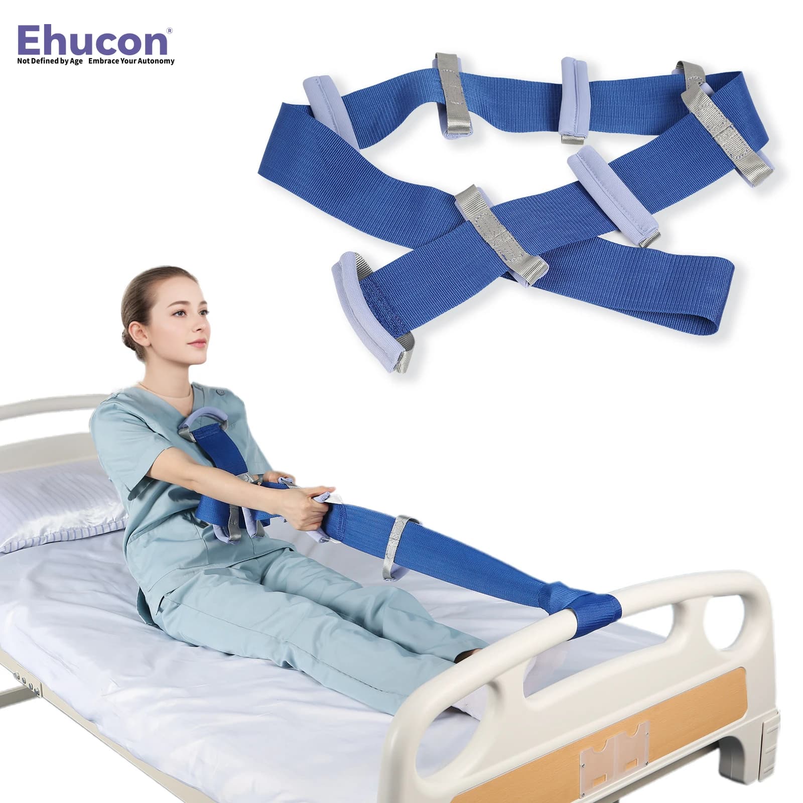 Ehucon-Échelle de lit pour personnes âgées, aide à la montée des côtes, ceinture de levage d'aide au