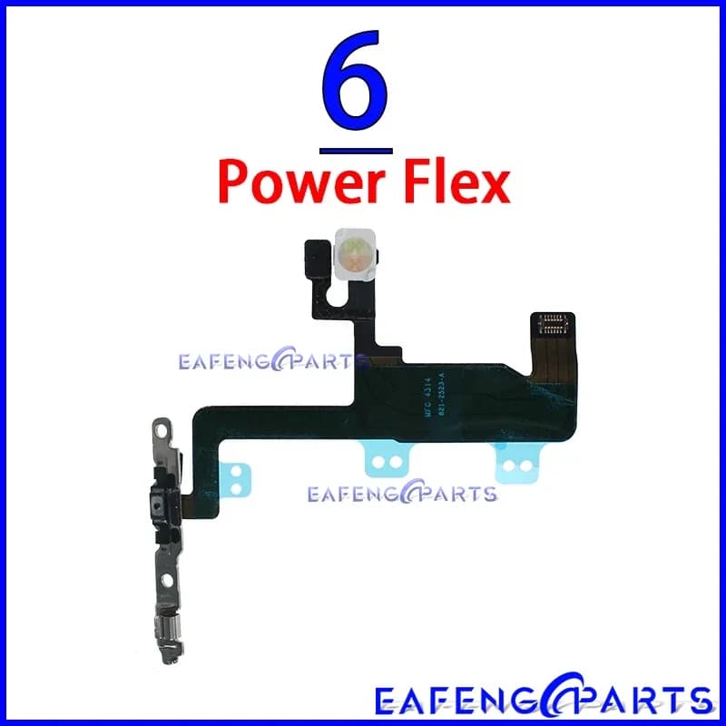 Joli marche/arrêt Volume Flex pour iPhone 6, 6s, 7, 8 Plus, Se2020, bouton latéral, ruban de clé, si