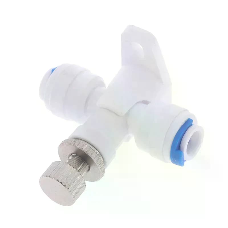 Valve de réglage du débit d'eau, tuyau 1/4 pouces, régulateur, vanne de contrôle du débit d'eau