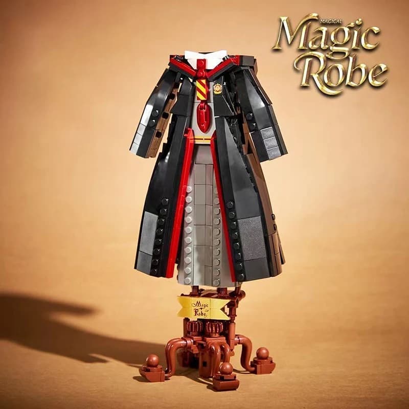 Blocs de construction MOC Robe Magique, Modèle École de Magie Médiévale Potter, Jouets DIY, Cadeaux