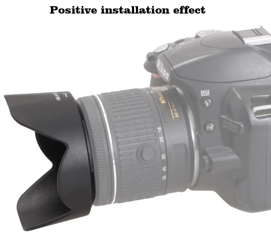 HB-N106 HB N106 HBN106 pare-soleil 55MM caméra réversible Lente accessoires pour Nikon D5600 D3400 D