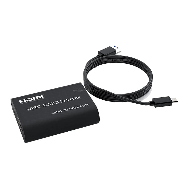 Extracteur audio eARC/ARC, convertisseur HDMI ARC vers HDMI, audio uniquement, entrée TV ARC, sortie