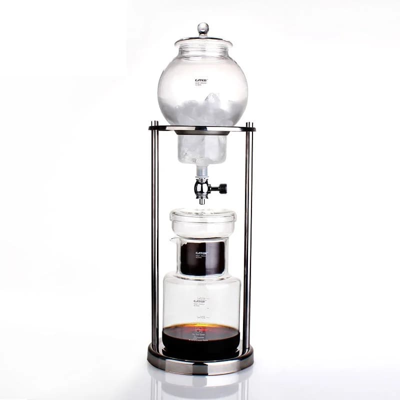 Cafetière à glace classique pour la maison, théière pour infJarddu thé glacé, pot d'égouttement de g