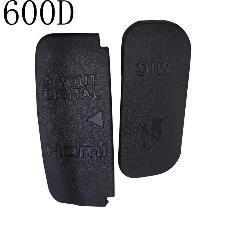 Couvercle inférieur de porte en caoutchouc, 1 ensemble, compatible USB/HDMI, entrée/sortie vidéo DC,