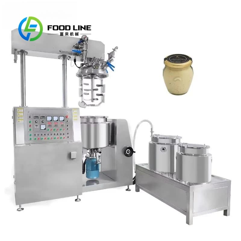 Machine de production de crème de mayonesse de pansement de salade personnalisée émulsifiant homogén