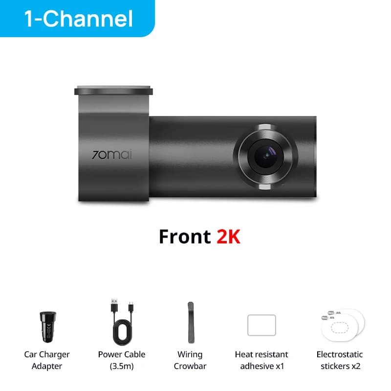 Caméra embarquée 70mai M310 Plus 2K QHD 1440P, DVR de voiture, F1.55 WDR, surveillance de stationnem